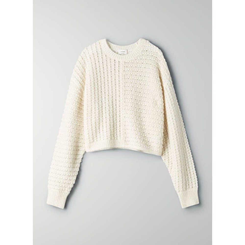 Wilfred Free Fortune Cropped Crewneck Sweater